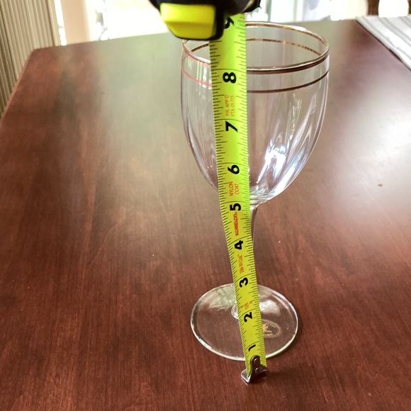 Vintage 6 T. Preziosi Lavorato A Mamo Wine Glasses - Picture 4 of 5